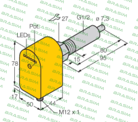 Turck-FCS-G1/2A4P-AP8X-H1141/L080 price