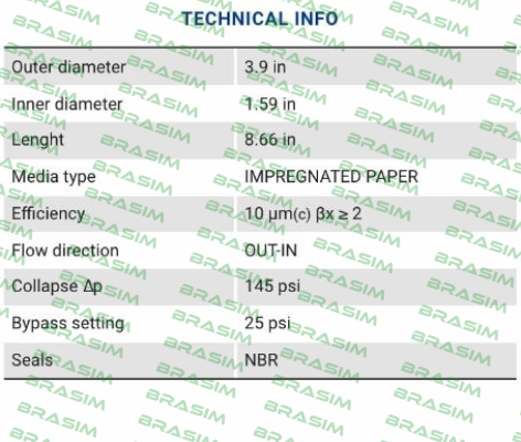 Filtrec-R140C10B price