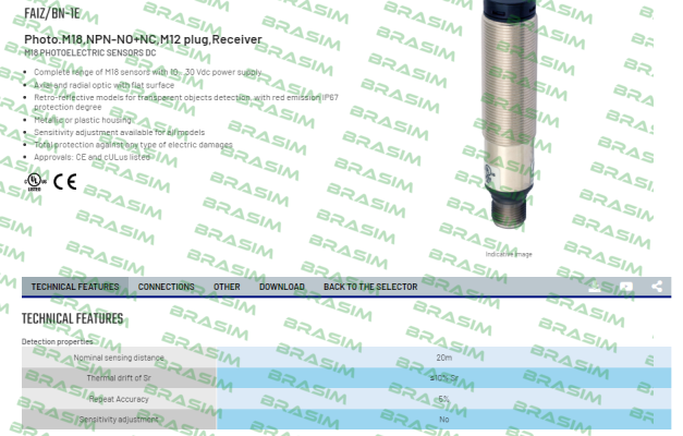 Micro Detectors / Diell-FAIZ/BN-1E price