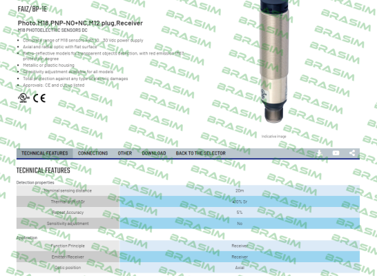 Micro Detectors / Diell-FAIZ/BP-1E price