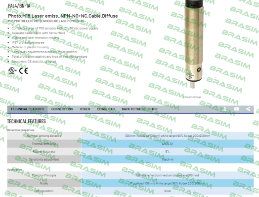 Micro Detectors / Diell-FAL4/BN-1A price