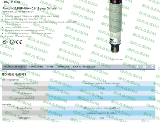 Micro Detectors / Diell-FAR2/BP-0EAN price