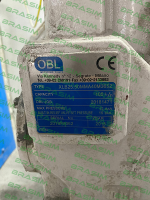 Obl-XLB25.50MMA40M3652 price