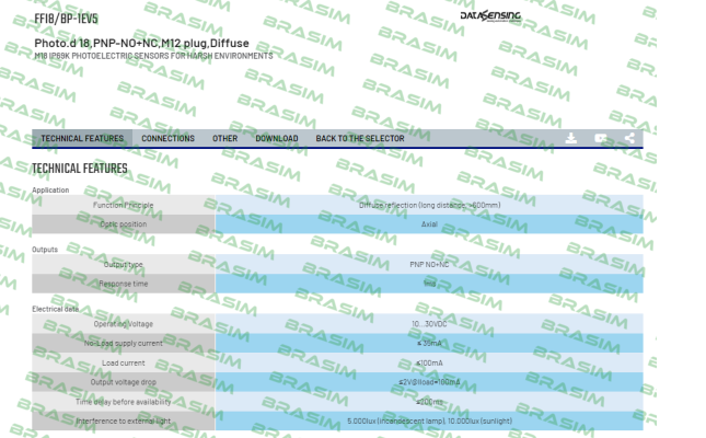 Micro Detectors / Diell-FFI8/BP-1EV5 price