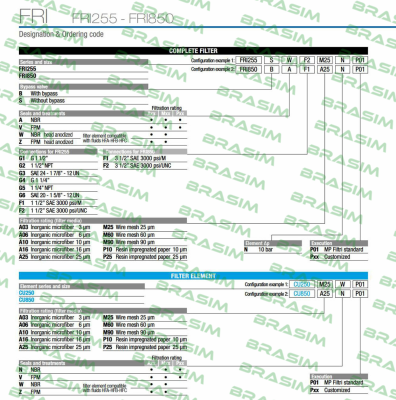 MP Filtri-FRI-850-B-A-F1-A03-N-P01 price