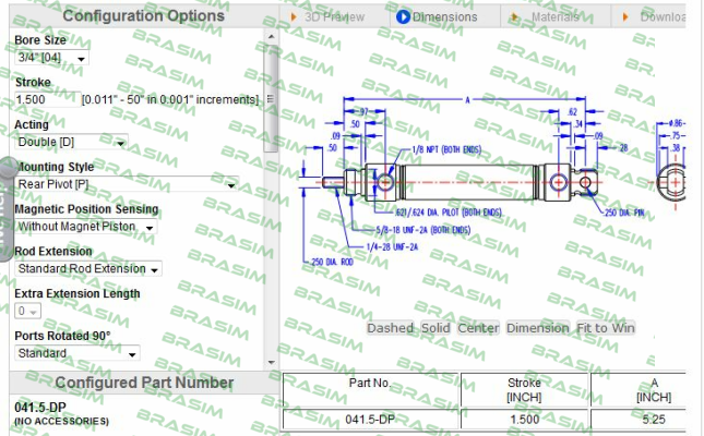 Bimba-041.5-DP price