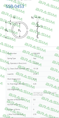 SMALLEY-SSB-0453 price