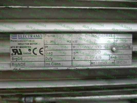 Electramo-3VZ 90-L2-C not available, can be replaced by complete motor AP2.20D2N23 price