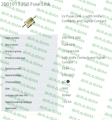 Siba-2001013.250   (1 Pack = 2 Pcs.) price