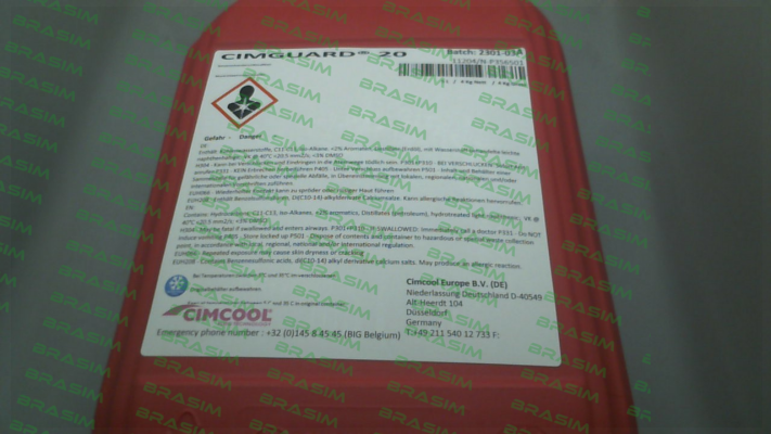 Cimcool-Cimguard 20 (5L container) price