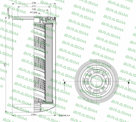 MP Filtri-P/N: 1103 Type: CS-150-A03-A price