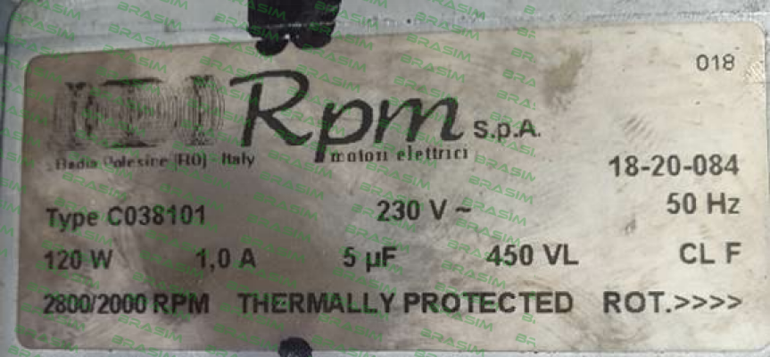 RPM - Motori elettrici-C038101 price