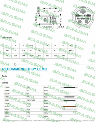 Lemo-ERN.0A.250.NTL price