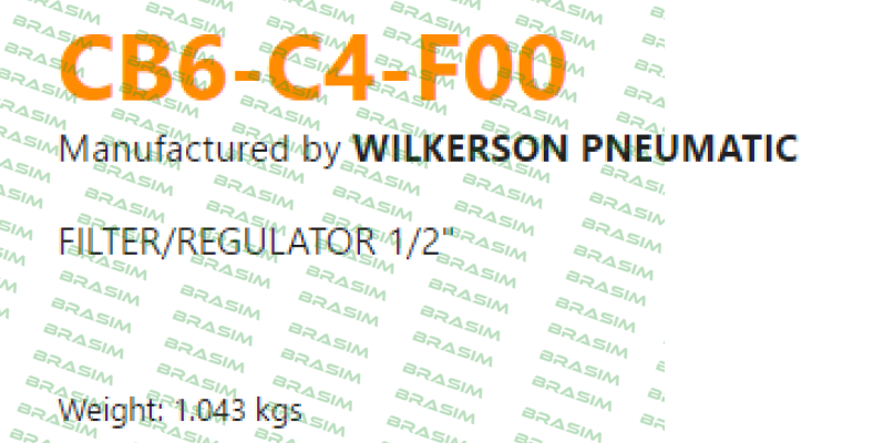 Wilkerson-CB6-C4-F00 price