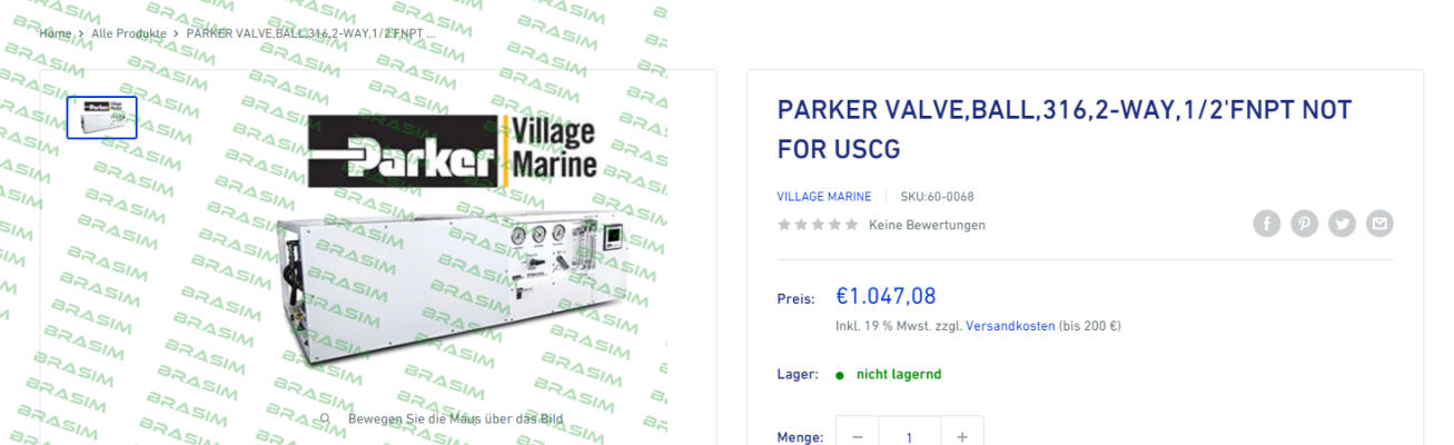 Parker-60-0068 price