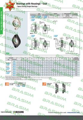 Misumi-C-BGCR6002ZZ price