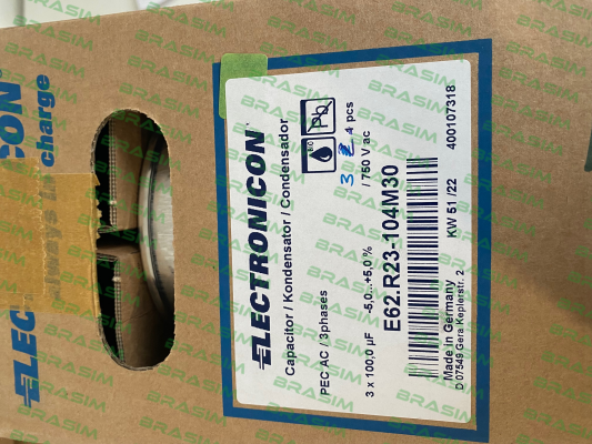 Electronicon-E62.R23-104M30 price