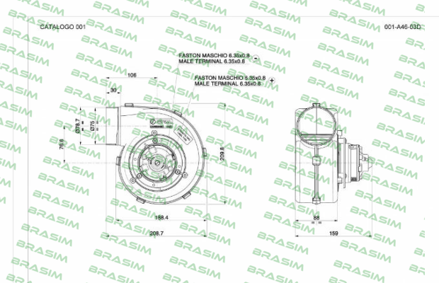 SPAL-001-A46-03D price