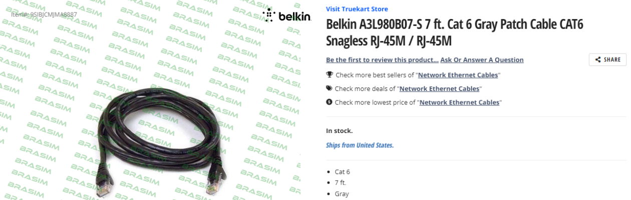 BELKIN-A3L980B07-S price