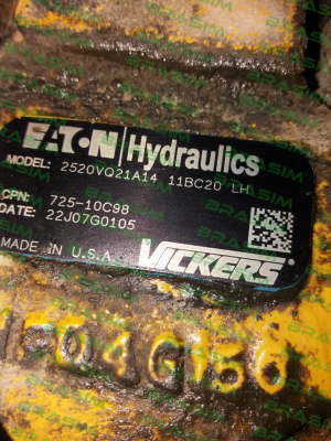 Vickers (Eaton)-2520VQ21A14 11BC20 LH old code, new code 428649-BCL 2520VQ21A14 11BC20-L price