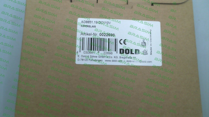 Dold-p/n: 0022698, Type: AD8851.19 DC110V price