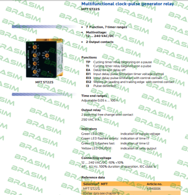 Selectron-MFT ST22S price