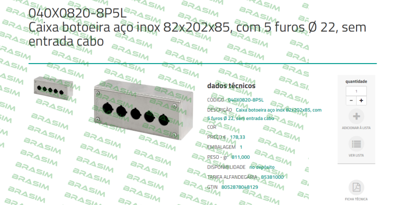 New Elfin-040X0820-8P5L price