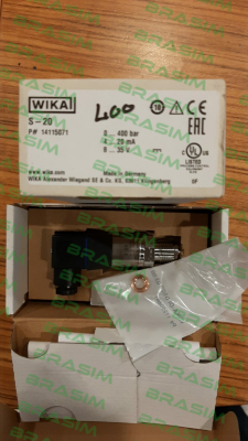 Wika-S-20    0....400 bar (Part Number: 1415071) price