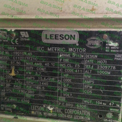 Leeson-C180T11FZ1CCC 005A AC  price