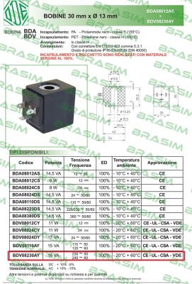 Ode-OD BDV08230AY price