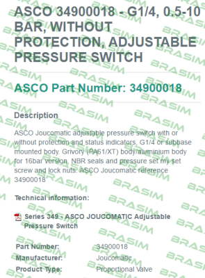 Asco-34900018  price