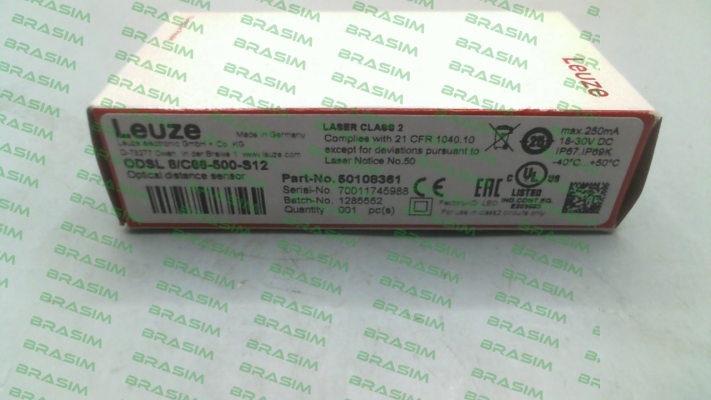 Leuze-p/n: 50108361, Type: ODSL 8/C66-500-S12 price