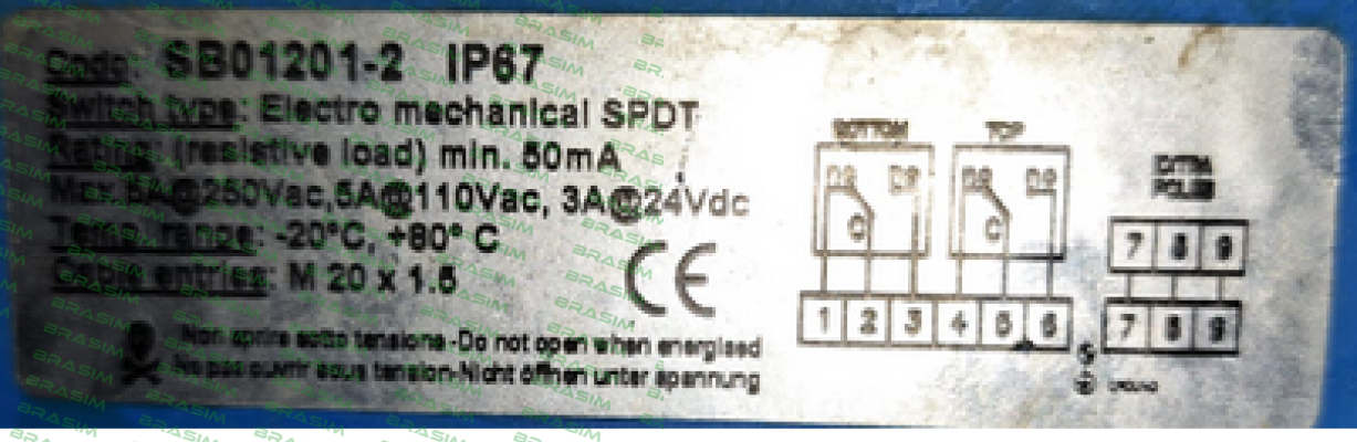 Soldo-SB0121-2 IP67 old code/ SB01200-20W01A2 new code price