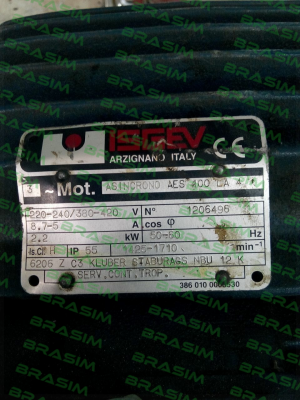 Isgev-ASINCRONO AES 100 LA 4    NO:1206496  OEM  price