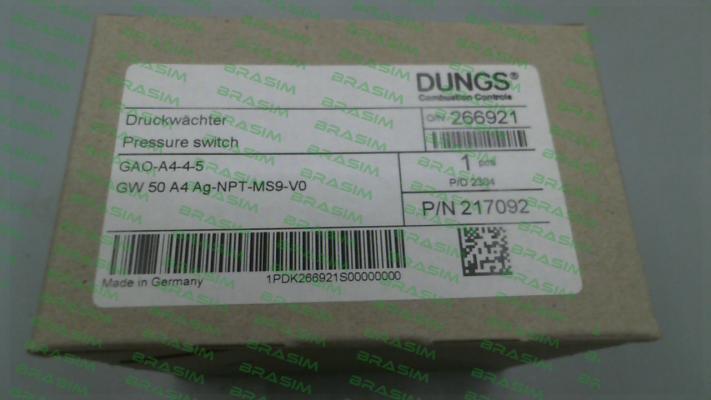 Dungs-P/N: 266921, Type:  GAO-A4-4-543516WC price