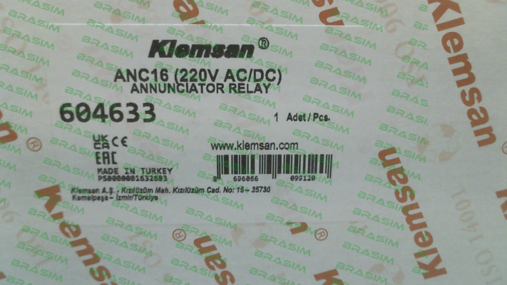 Klemsan-ANC16 -220 /  604633 price