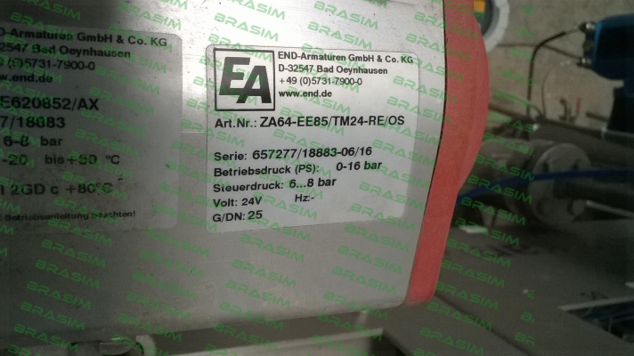 End Armaturen-ZA64-EE85/TM24-RE/OS (OEM) price