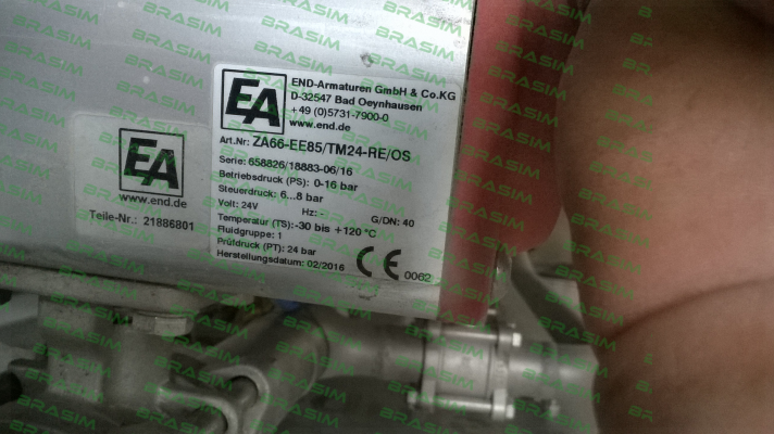 End Armaturen-ZA66-EE85/TM24-RE/OS price