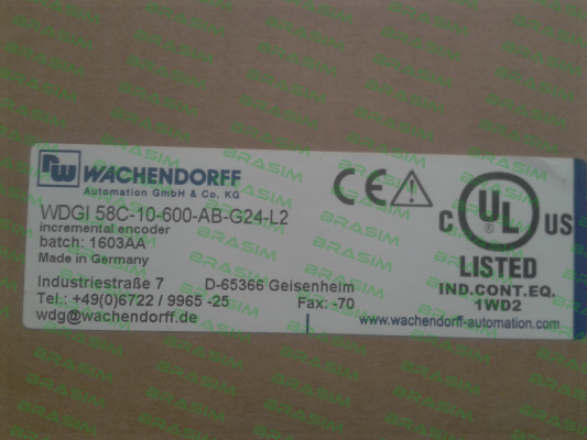 Wachendorff-Coupling 10mmx40mm for encoder WDGI 58C-10-600-AB-G24-L2  price