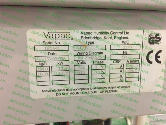 Vapac-PCM3N-3WA price