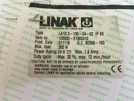 Linak-LA12.2-130-24-02 IP65 price