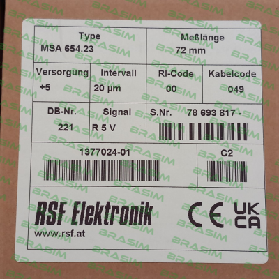 Rsf Elektronik-MSA654.23 price