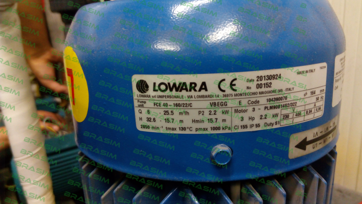 Lowara-FCE40-160/22/C  VBEGG, Code:104390070 price