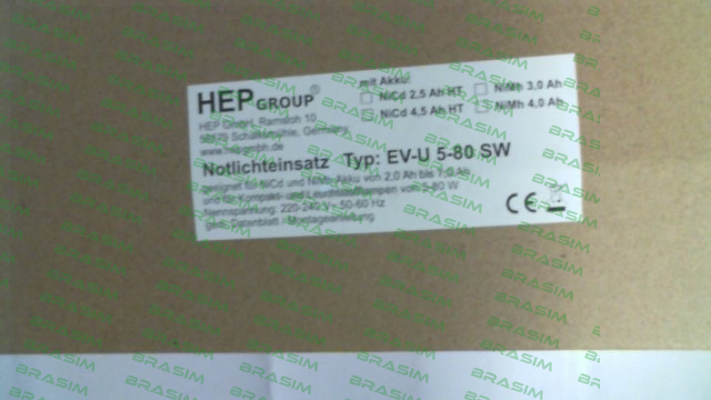 HEP-EV-U5-80-SW price