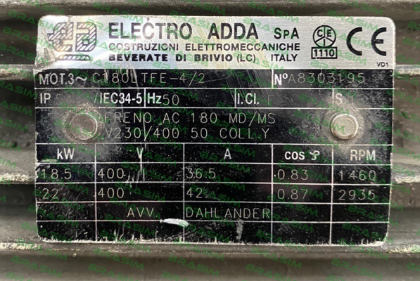 Electro Adda-Type C 180 LTFE-2/4 price