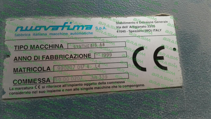 Nuova Fima-Packing Card For DVPP-10  price