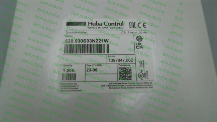 Huba Control-520.930S03N221W price