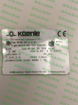 Küenle-K21R 90 L 2 H price