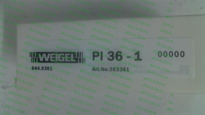 Weigel-Nr. 644.0361 / Type PI 36-1 price