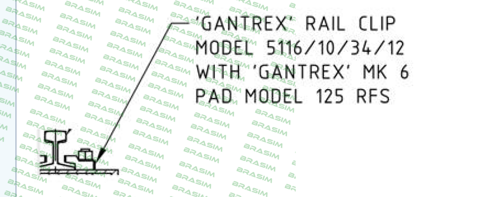 Gantrex-GANTREX RailLok BG10/BN fvz price